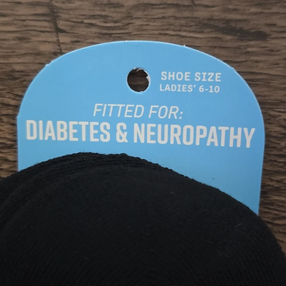 DOCTOR'S CHOICE 6 Pairs Diabetes Neuropathy Seamless Socks Womens Sz  6-10‎ New